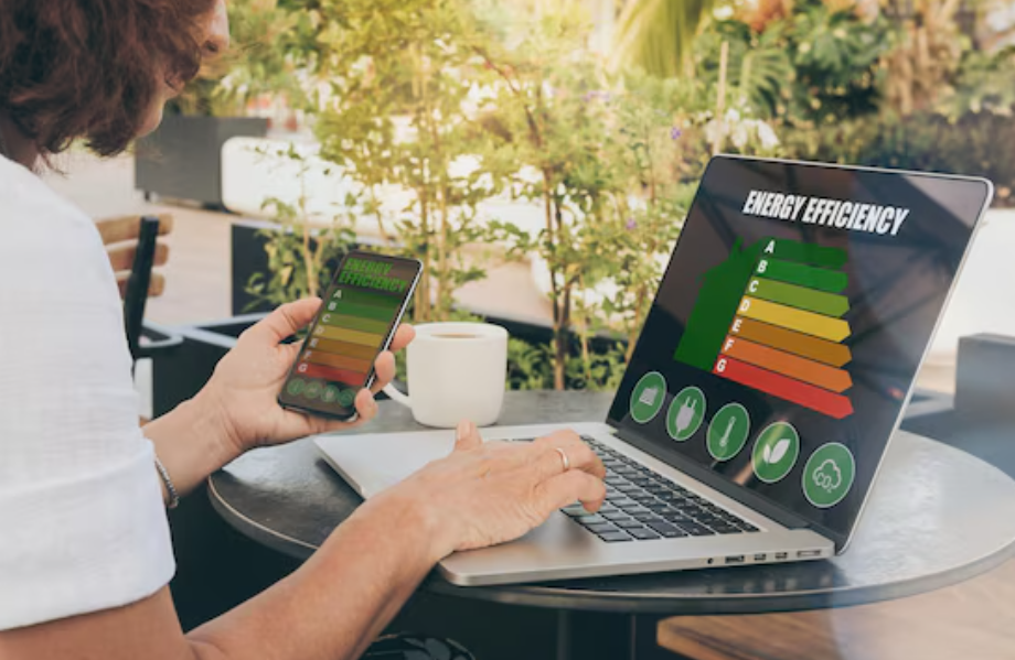 Live monitoring dashboard showing energy usage