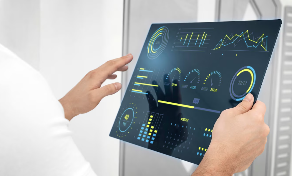 The EnergInAI mobile application dashboard
